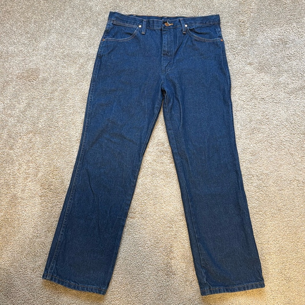 Wrangler Men's Cowboy Cut Stretch Slim Fit Jeans 34x30